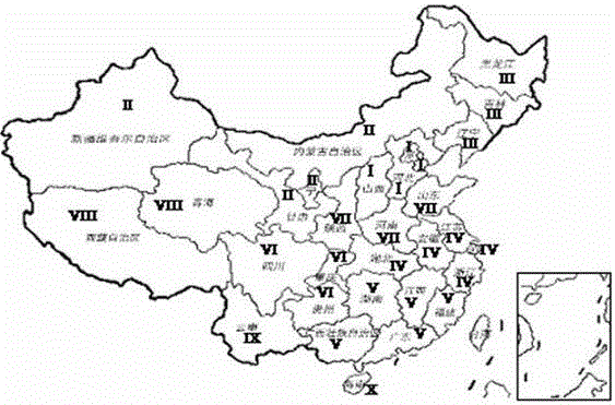 Air conditioner reliability influence factor-based regional clustering method
