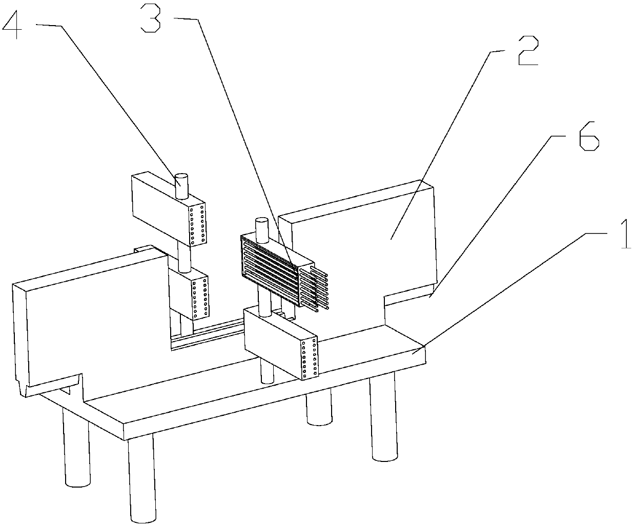 Quartz plate flame polishing device