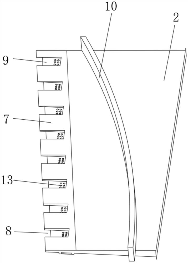 Cleaning shovel knife based on single-head double-blade shaping and cutting limitation