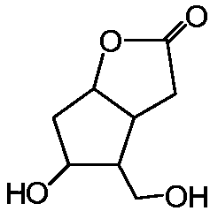 Method for preparing biphenyl-4-formyl corey lactone by using one-pot method