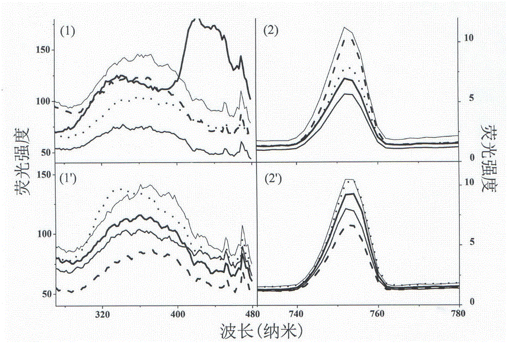 Biological method for preparing ferrite-bismuth ferrite composite fluorescent material
