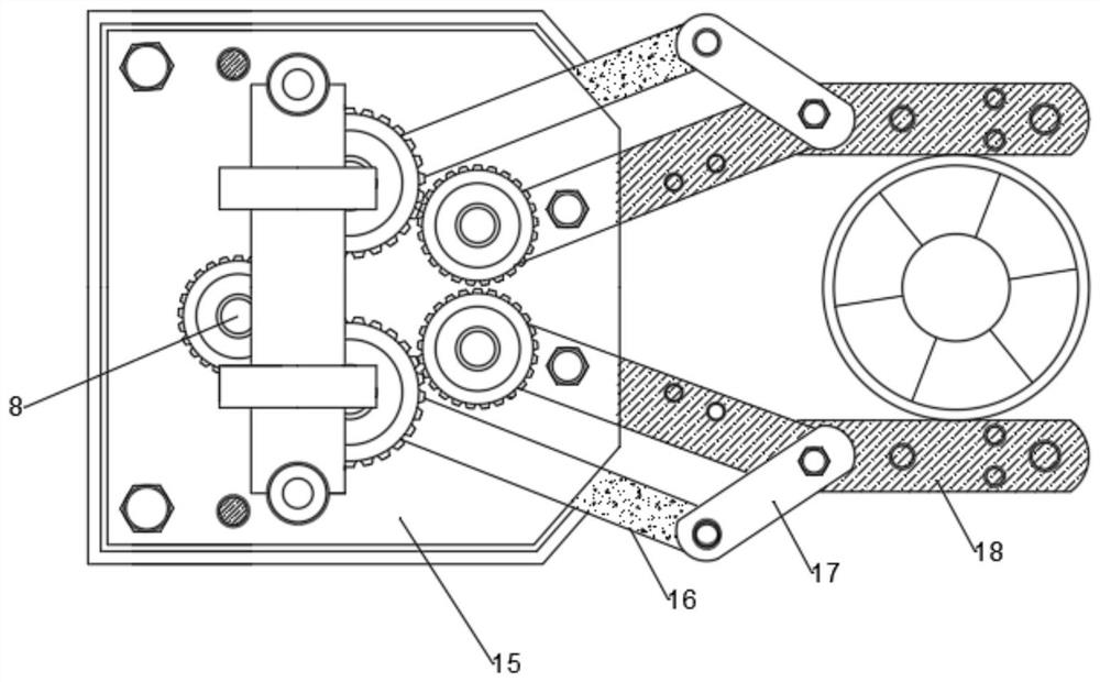 Equipment for uniform-speed sample application on gene engineering by utilizing clamping force