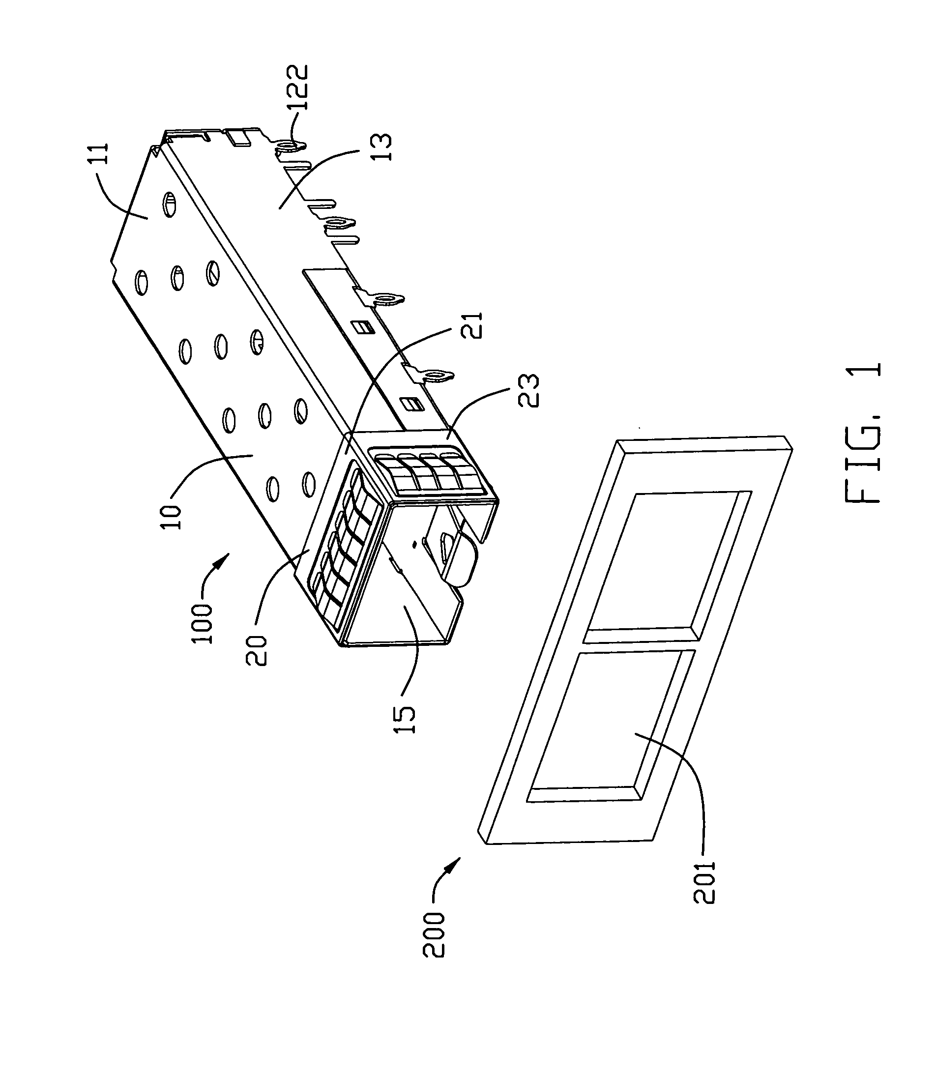 Receptacle cage and method for making the same