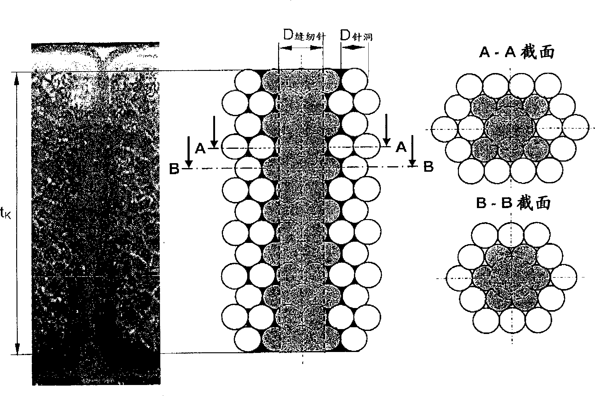 Two-sided single-needle under-thread stitching process