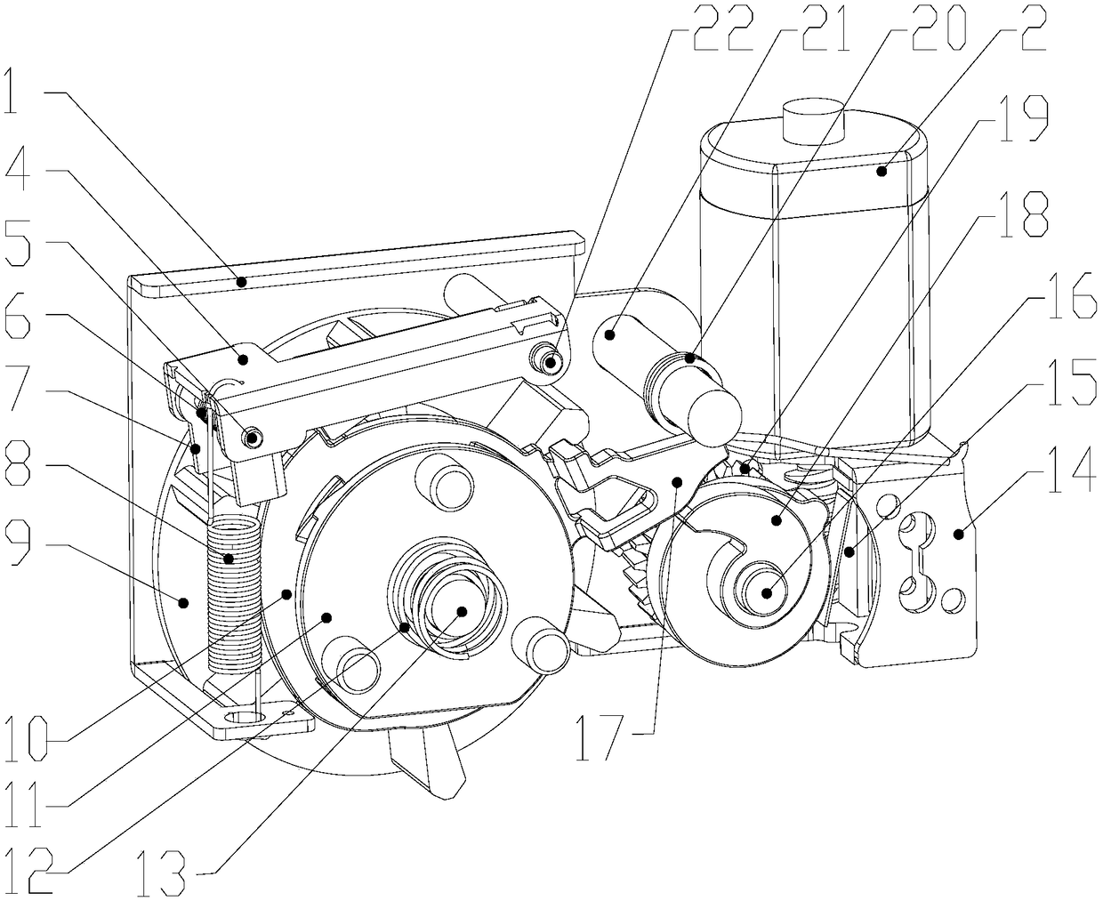 Locking mechanism for bus slot machine electronic box