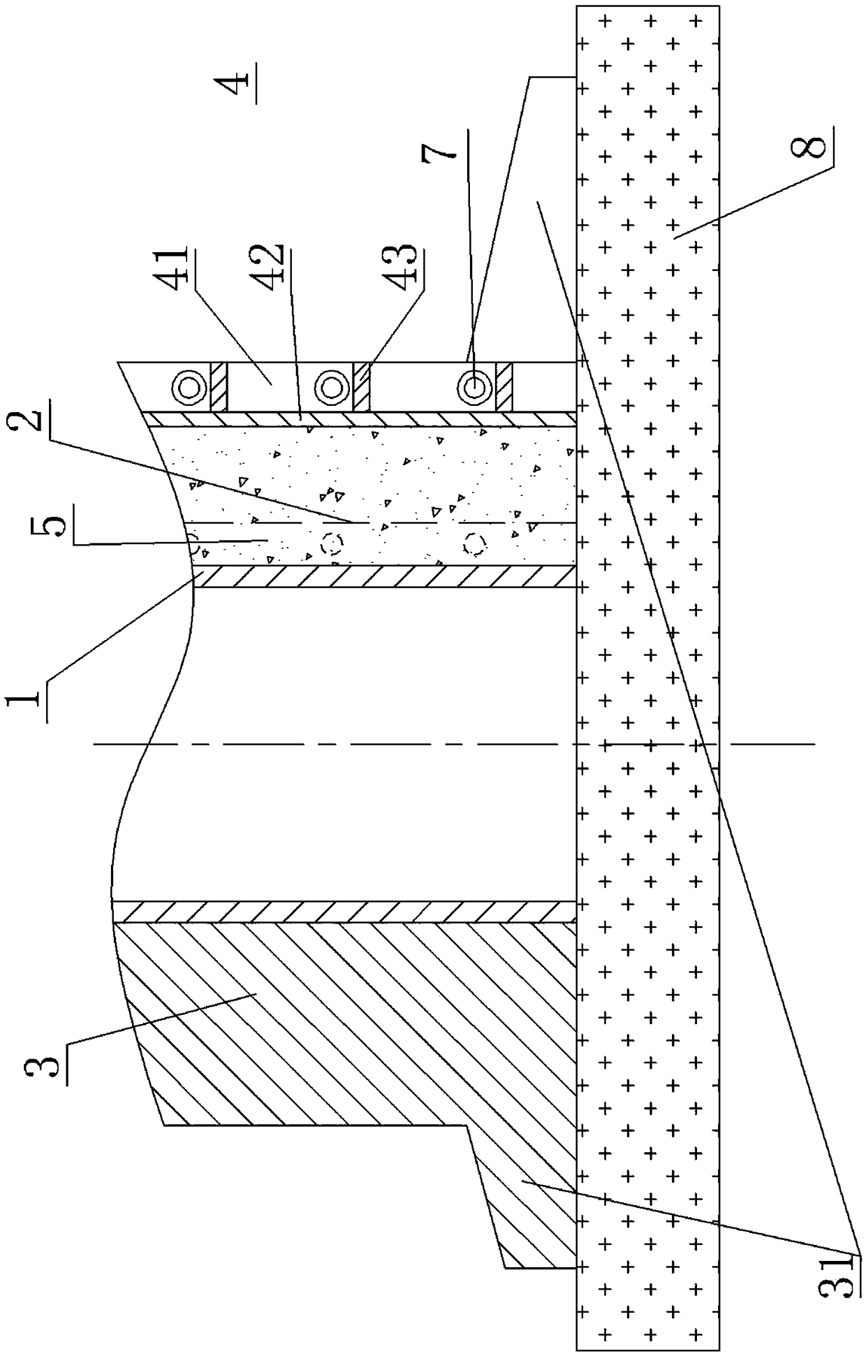 Assembly type multicavity concrete-filled steel tubular member and preparation method thereof
