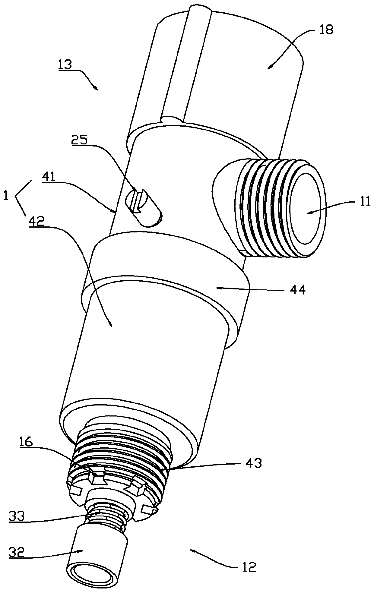 Delay water outlet valve for pipe-in-pipe and hot water discharge system thereof