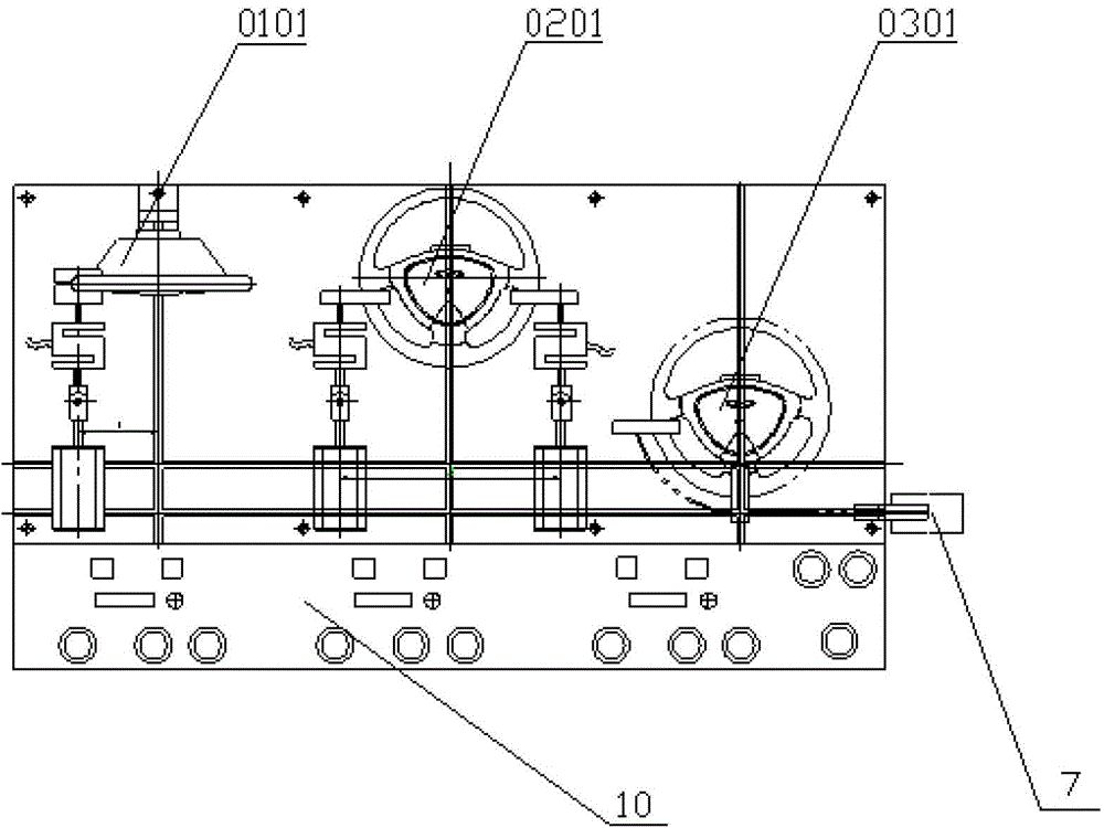 Comprehensive testing table of steering wheel