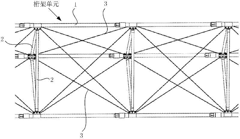 Telescopic truss structure and manufacturing method thereof