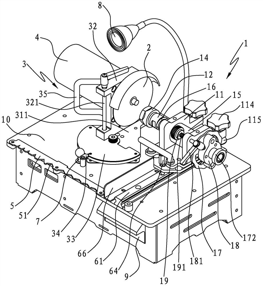 Drill bit grinding machine