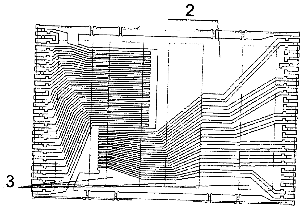 tsop package lead frame anti-delamination structure