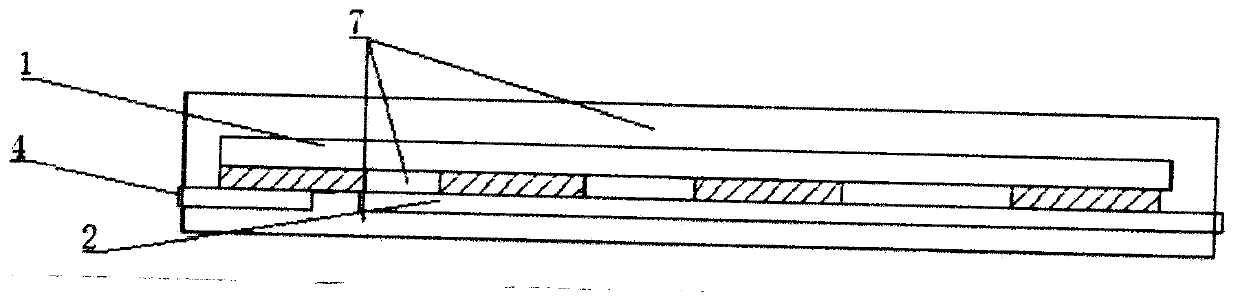 tsop package lead frame anti-delamination structure