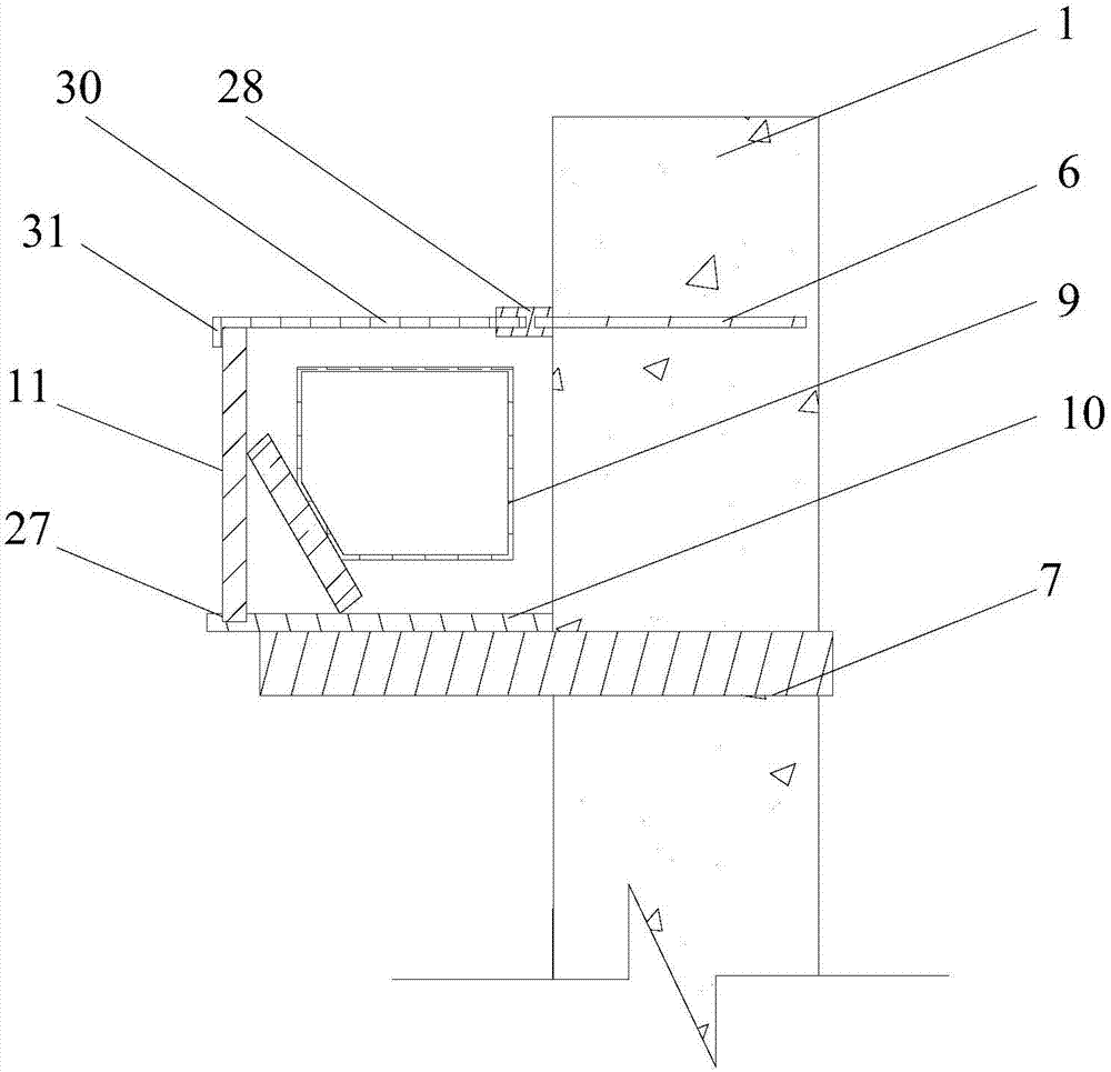 Post-arranged inner supporting structure for partitioned excavation of super-large deep foundation pit and construction method