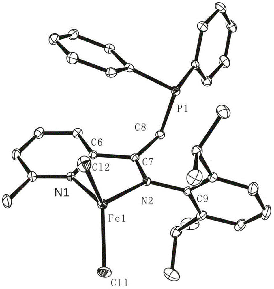 NN ligand, NN ligand iron complex, crystals, preparation method and applications thereof