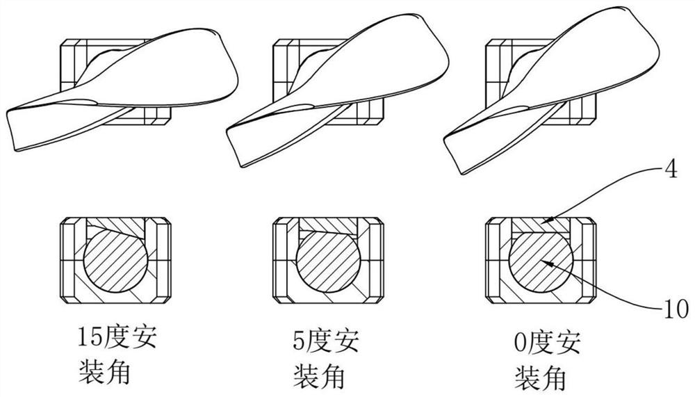 Propeller structure and rapid developing and shaping method