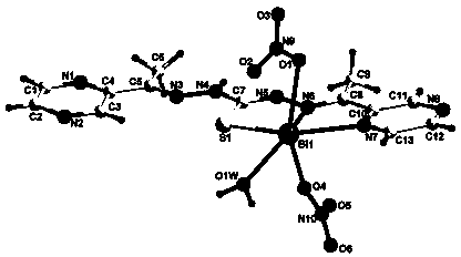 Bis(2-acetylpyrazine) thiocarbonohydrazone and preparation method and application of bismuth (III) complex thereof