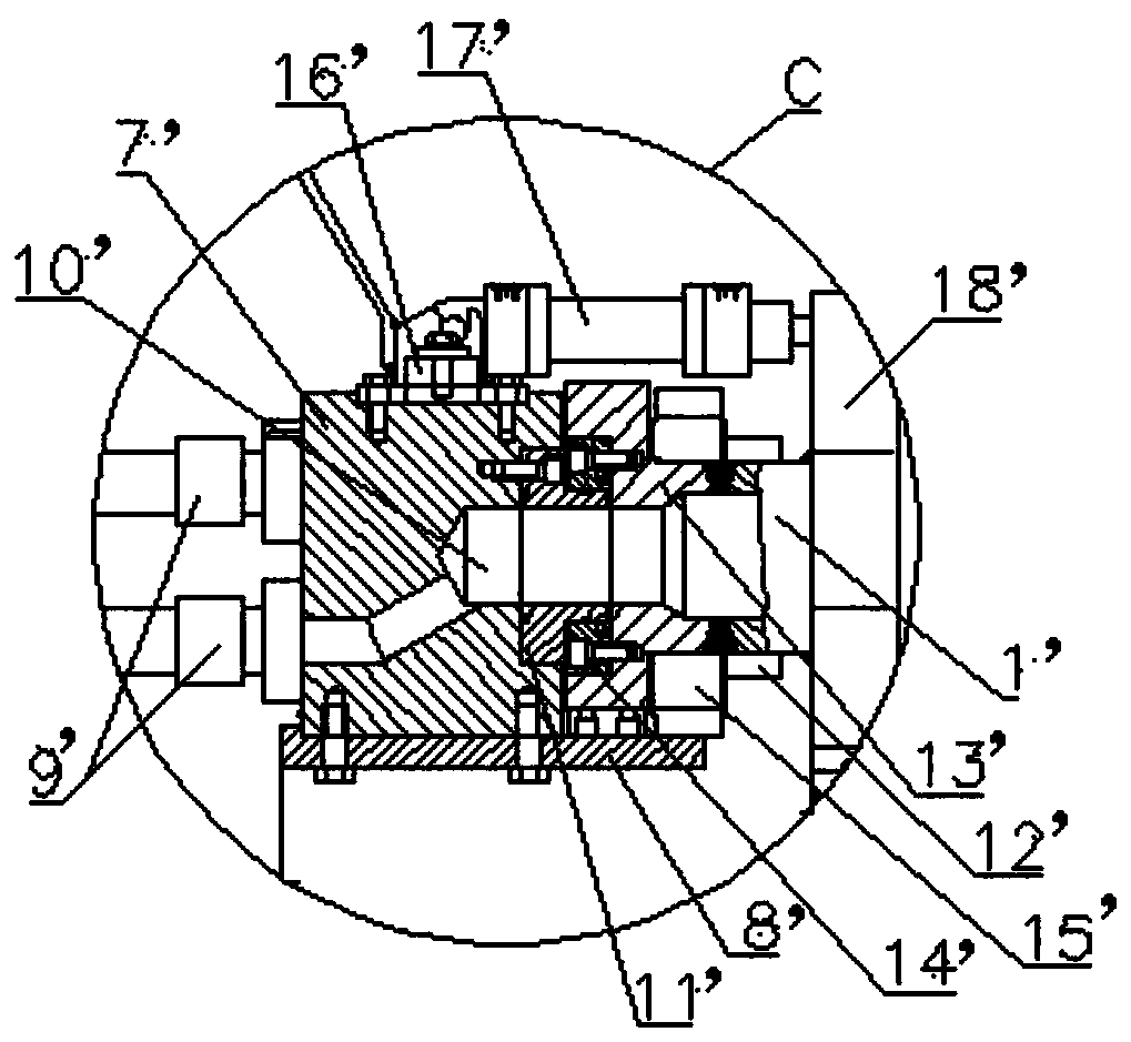 High-pressure water descaling jetting device