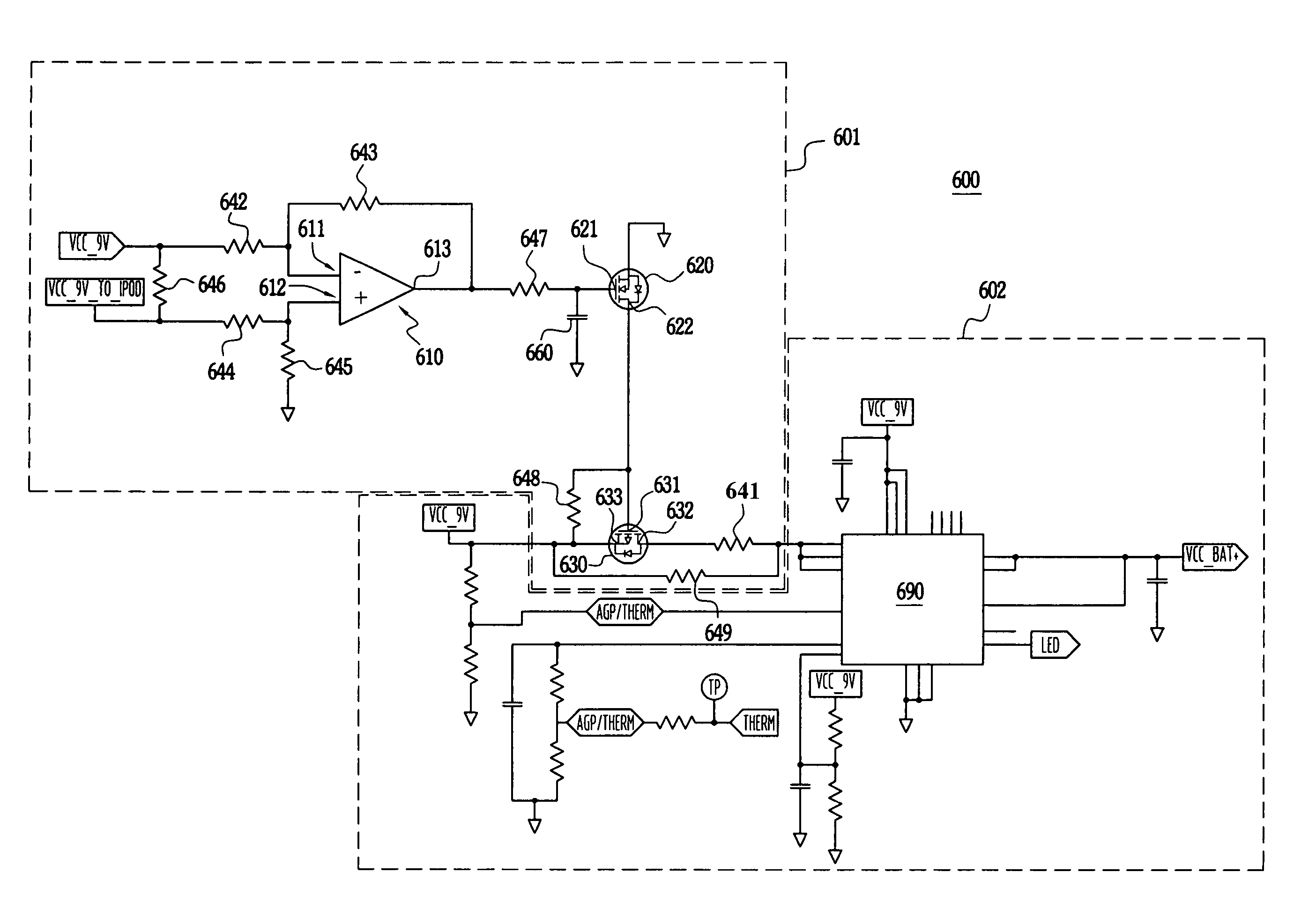 Power supply system comprising rechargeable battery pack and attachment apparatus