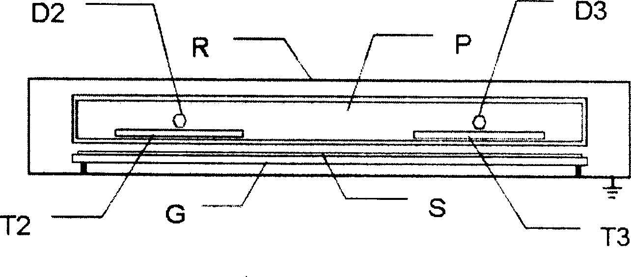 Large area VHF-PECVD reaction chamber electrode capable of obtaining even electric field