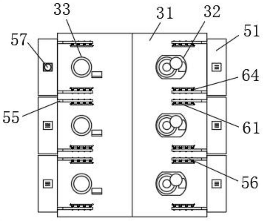 Engine end cover and wire box robot visual guidance and positioning device