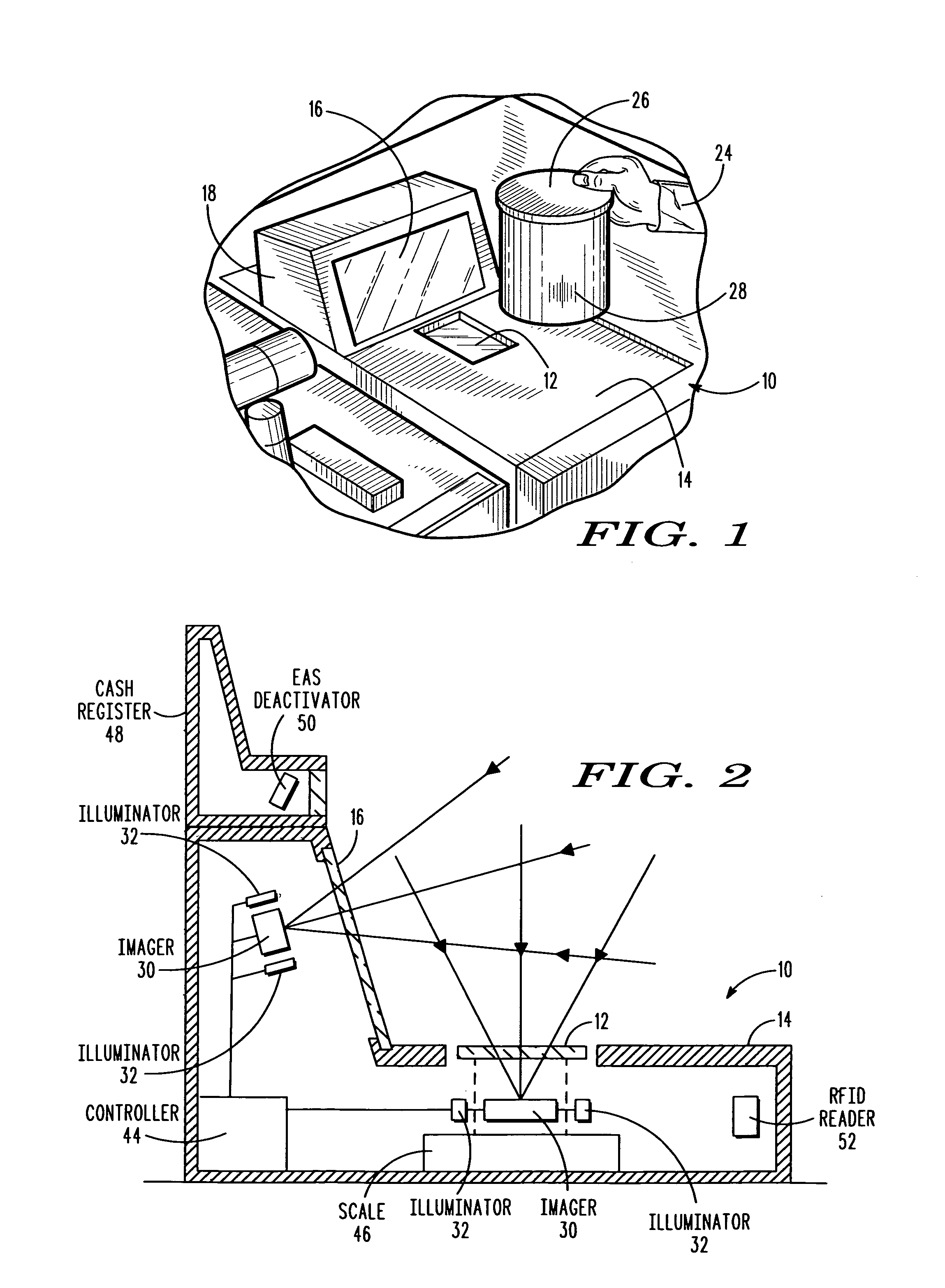 Electro-optical imaging reader having plural solid-state imagers with nonconcurrent exposure