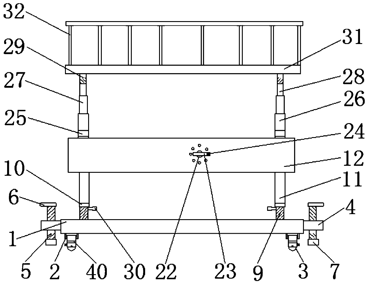 Auxiliary mounting frame for convenient transformer installation