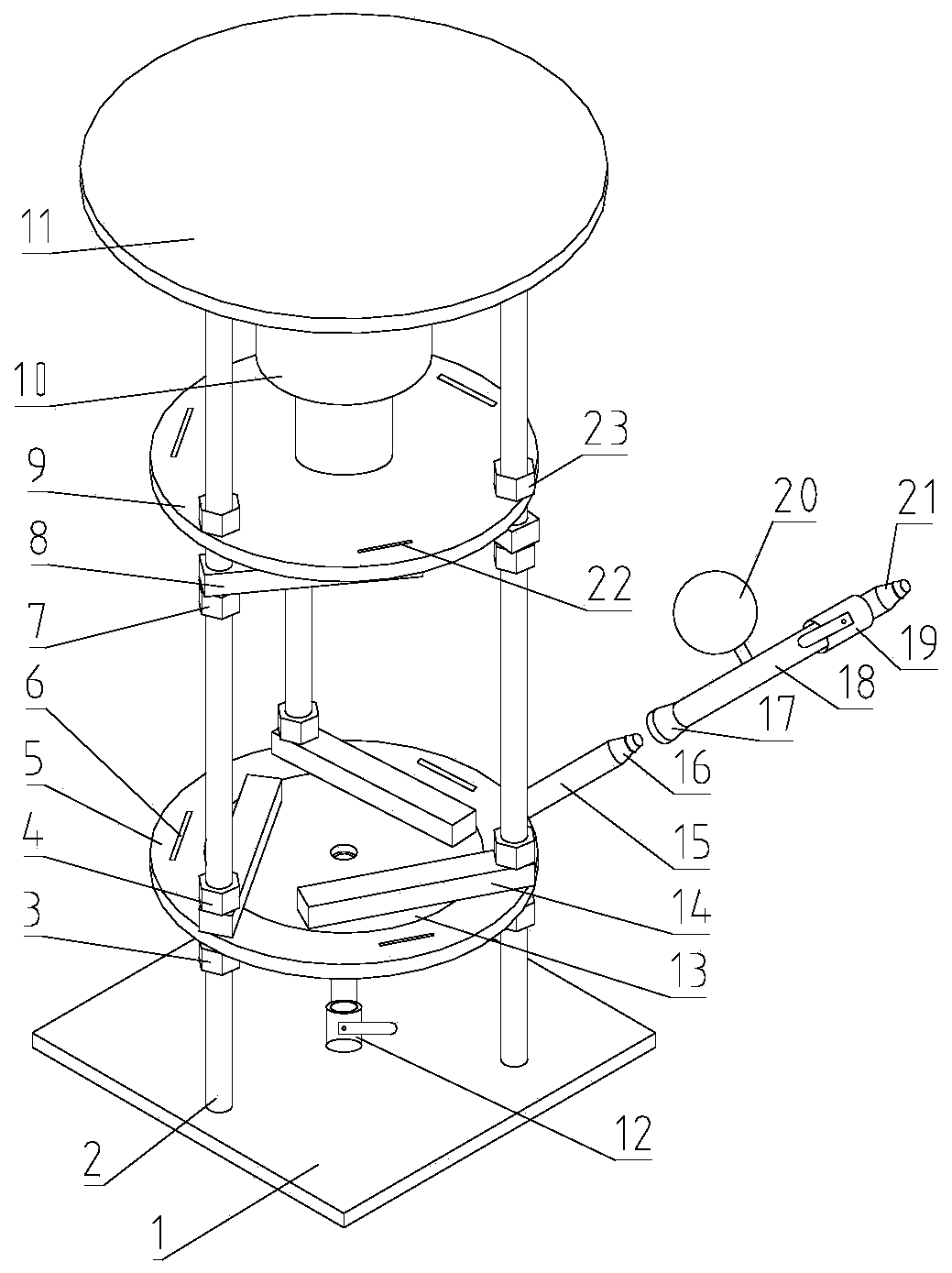 Corrugated pipe performance examination integrated apparatus