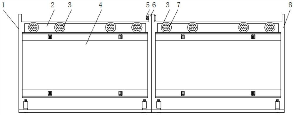 Roadbed edge protection device with noise reduction function for highway construction