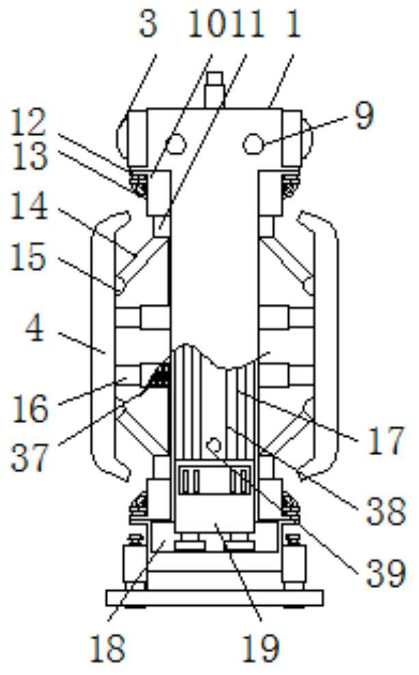 Roadbed edge protection device with noise reduction function for highway construction