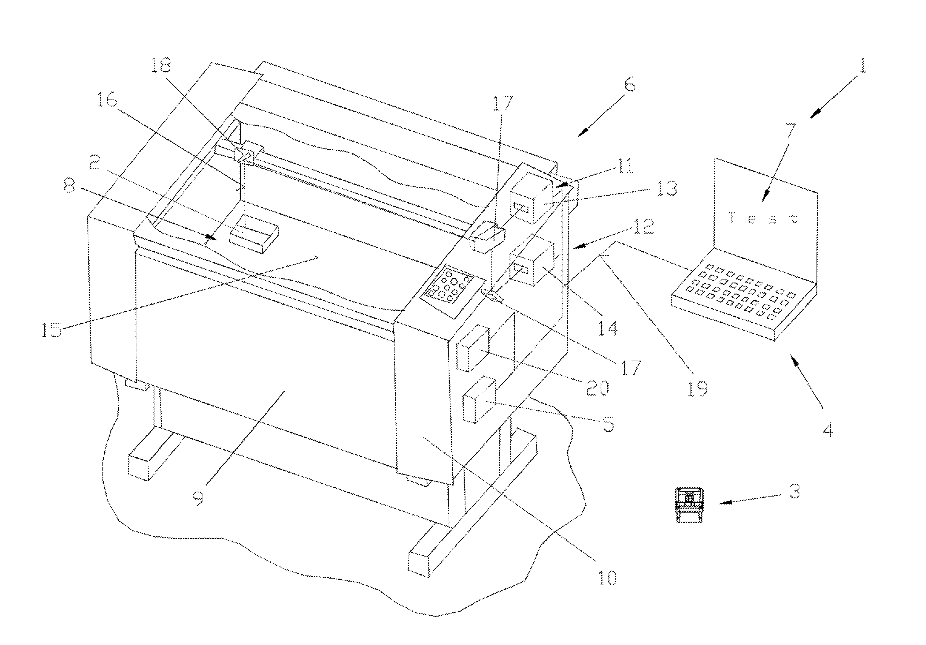 System for preparing and producing a stamp plate