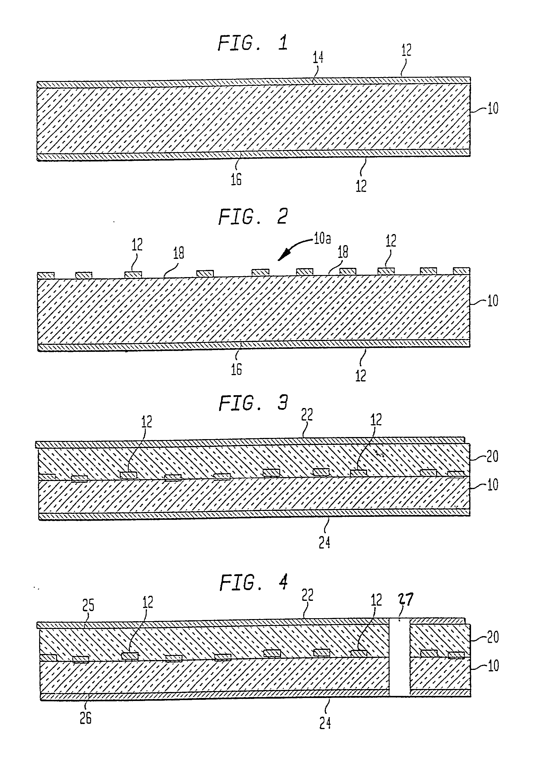 Structure for high speed printed wiring boards with multiple differential impedance-controlled layer