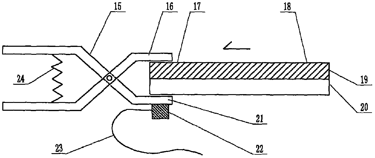 Easily-disassembled cholera diagnosis device for liquid flow drive by means of interface characteristics