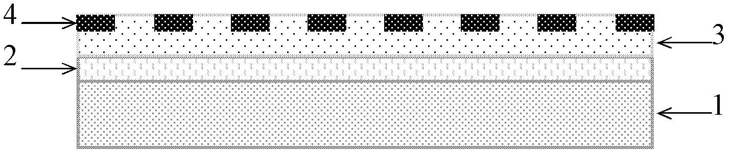MSM (Metal-Semiconductor-Metal) photodetector with improved structure and preparation method thereof