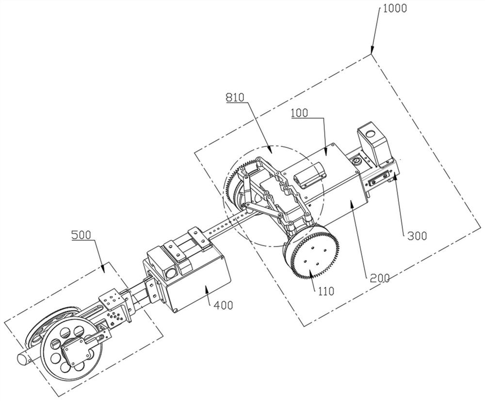 Pipe network detection robot suitable for different pipe diameters