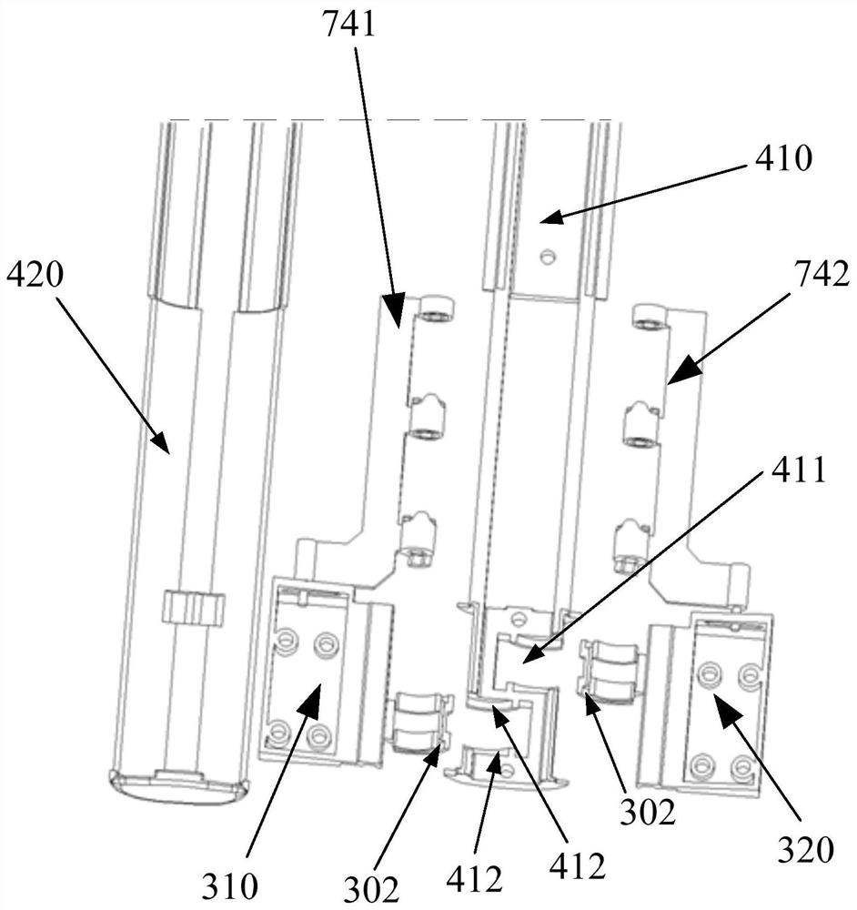 Folding mechanism, support structure and electronic equipment