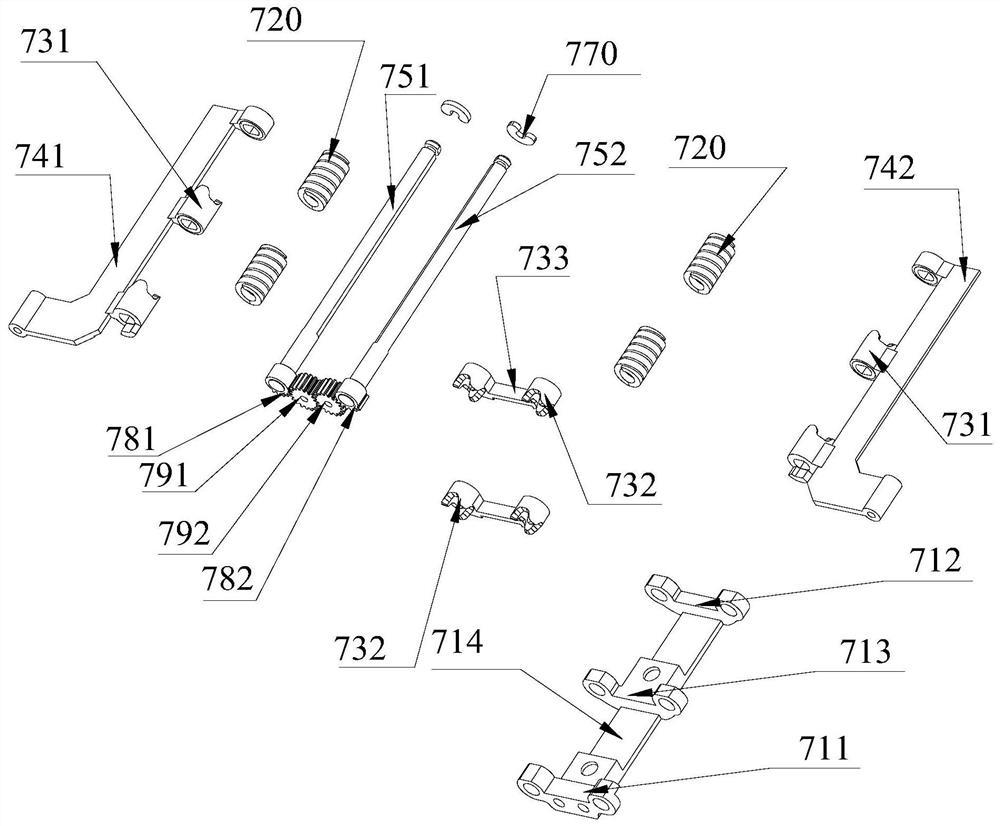 Folding mechanism, support structure and electronic equipment