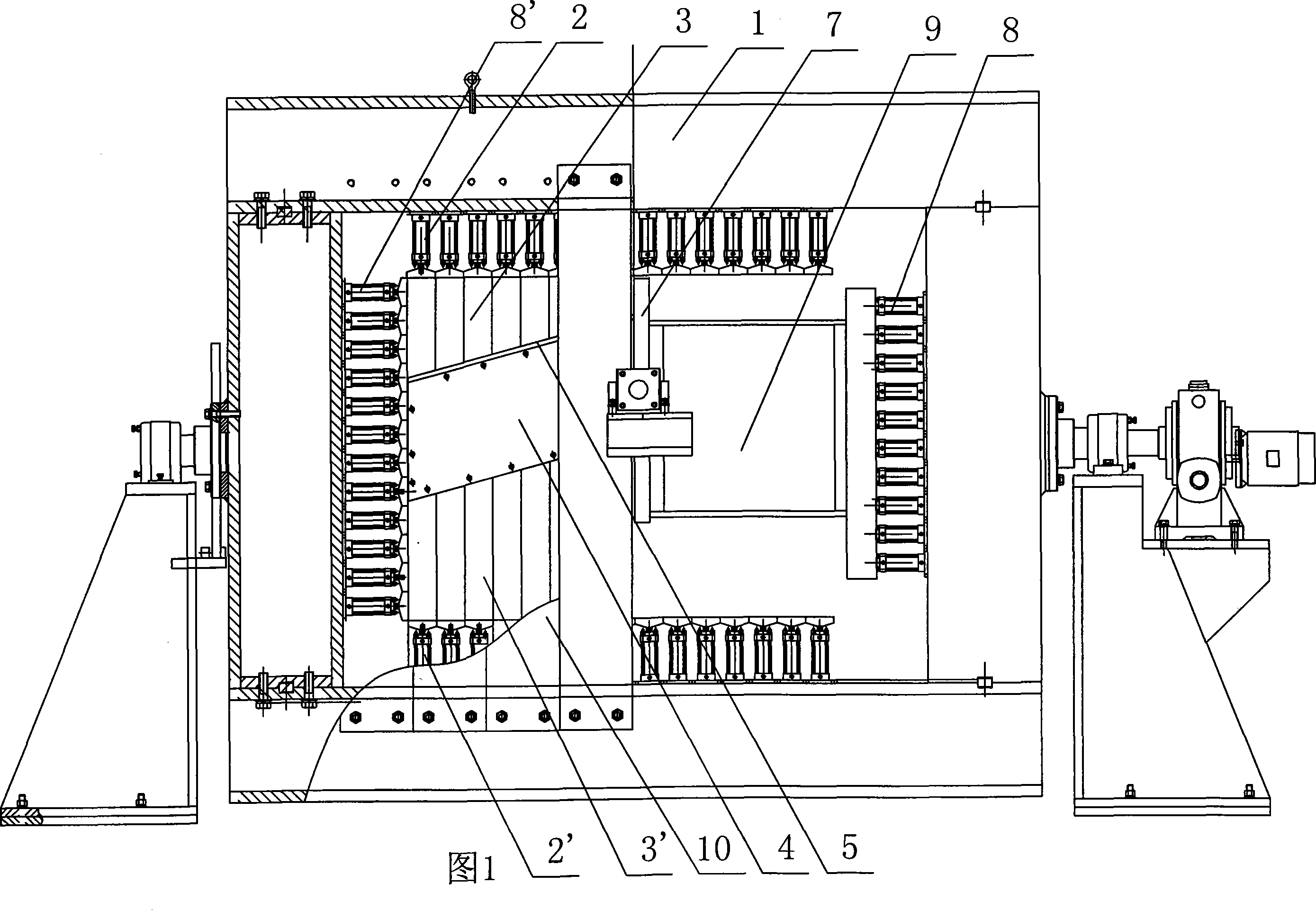 Terrane stress simulation clamping device