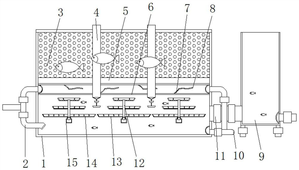 Agricultural fry hatching pond device