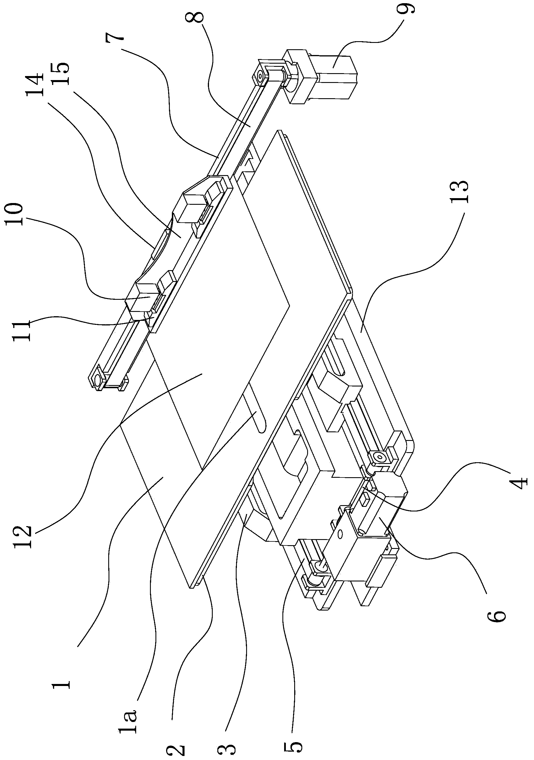 Template transmission mechanism of template sewing machine