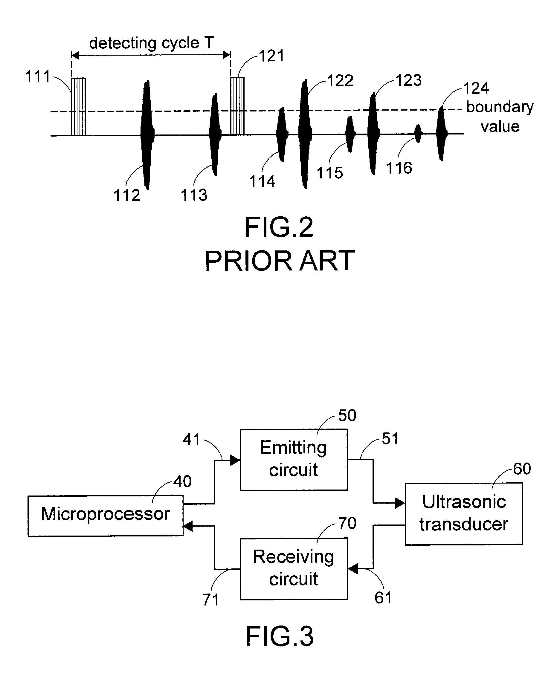 Method and Device for Determining Ultrasonic Detecting Cycle