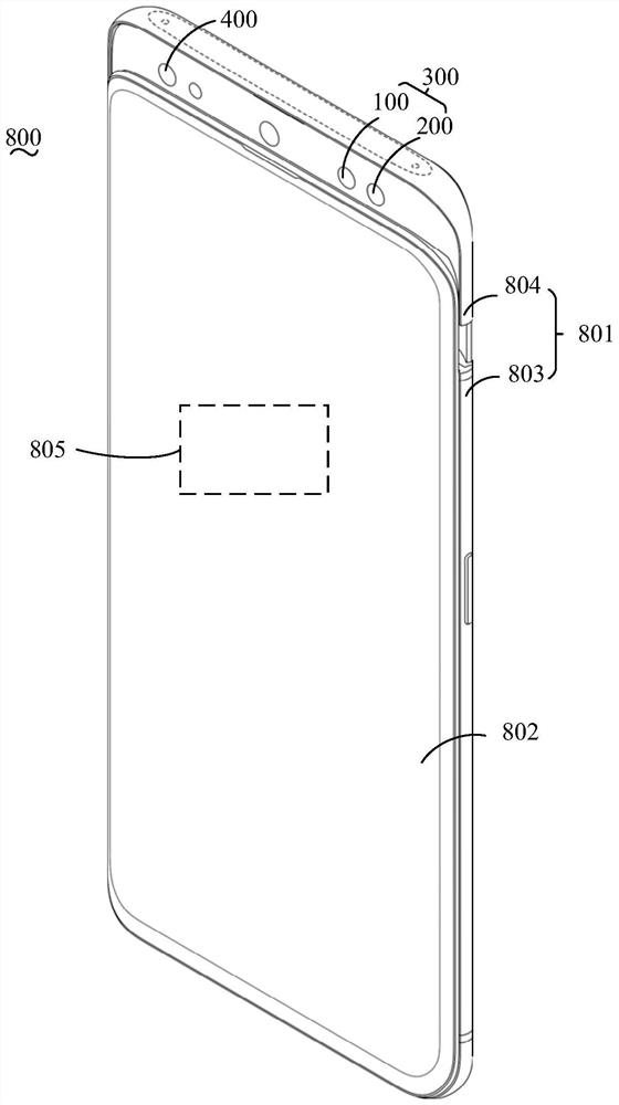 Light emitting module, time-of-flight camera and electronics