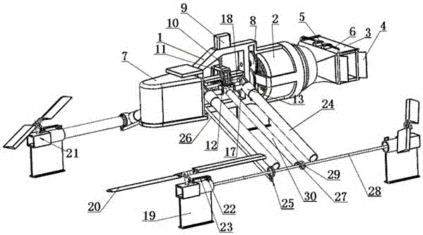Variable-pitch multi-rotor unmanned aerial vehicle with variable special-shaped structure