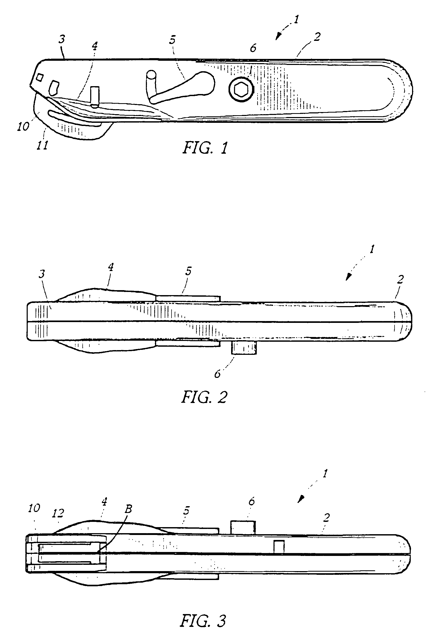 Case knife with multiple position blade guards