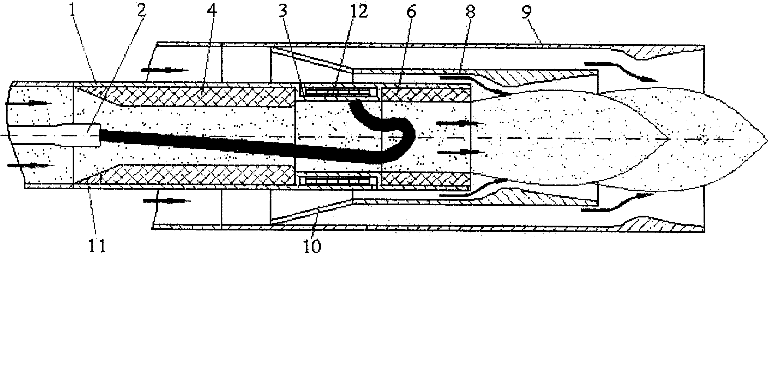 Coal powder ignition device and method