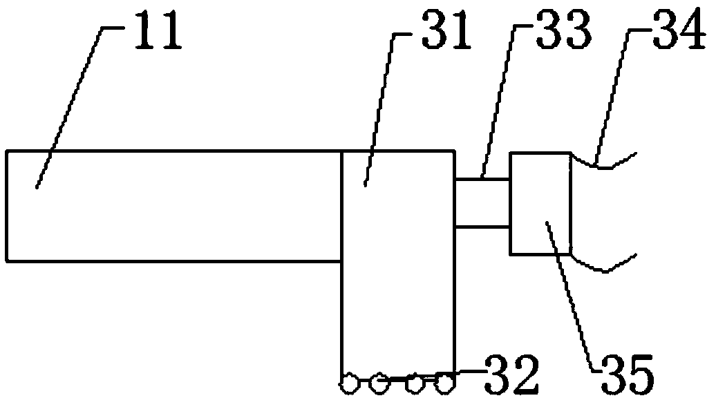 Cutting device for airtight encapsulation of quartz glass