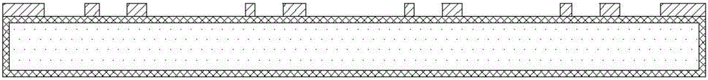 Metal lead frame structure with low test cost and manufacturing method thereof