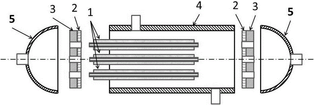 Porous hollow tubular composite membrane and preparation method and application thereof