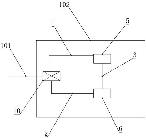 Electric power communication optical cable wiring method and ring network system