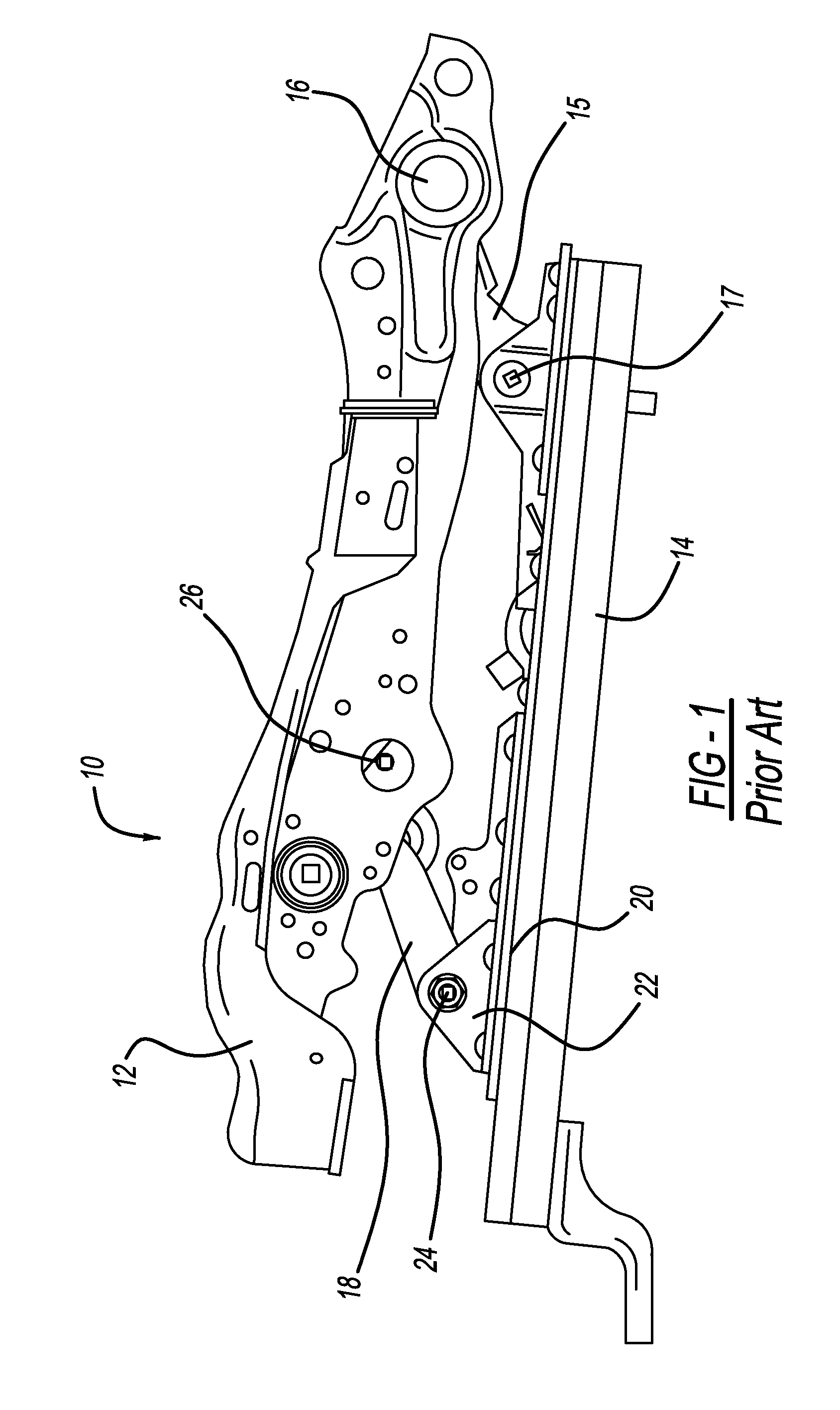 Pyrotechnic fastener seat arrangement for unbelted occupant protection