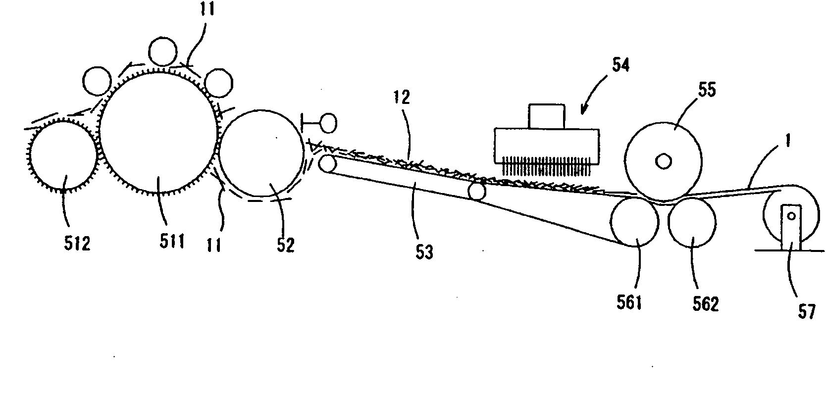 Process for producing heat-expandable base for interior vehicular trim and process for producing base for interior vehicular trim from the same